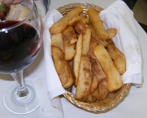 French Fries at Santa Anita Clubhouse Terrace restaurant