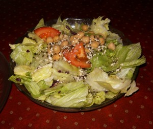 Tossed Green Salad at Little Toni's North Hollywood