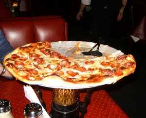 Pepperoni Pizza at LIttle Toni's Italian Restaurant North Hollywood