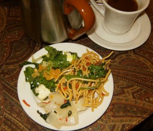 Salads at the Rose Garden Tea Room