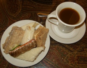 Tea Sandwiches at the Rose Garden Tea Room