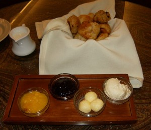 Freshly Baked Scones at the Rose Garden Tea Room