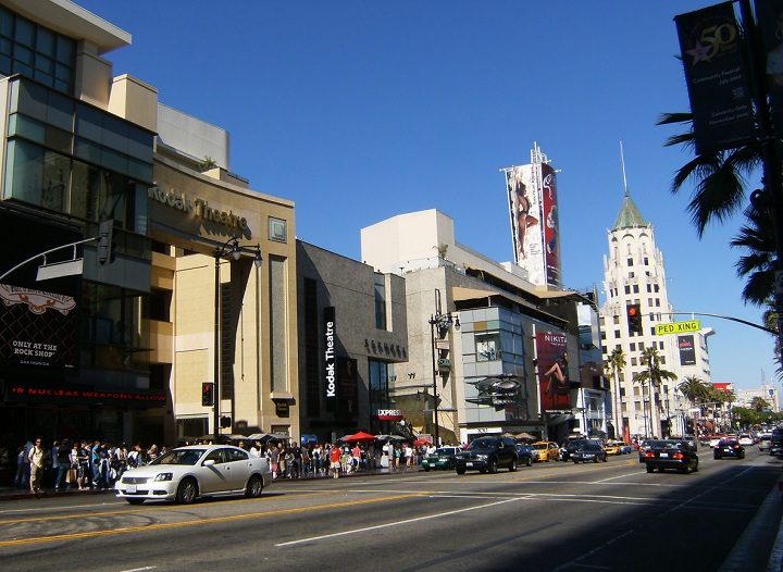 Hollywood Blvd California Academy Awards Ceremony and Oscars Theatre